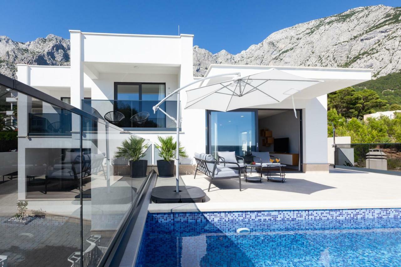 Villa Mira With Fantastic Sea View Makarska Exterior foto
